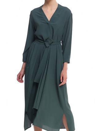 Зелёное платье WEEKEND MAX MARA: фото 3 - Invogue